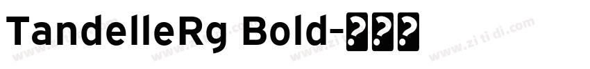 TandelleRg Bold字体转换